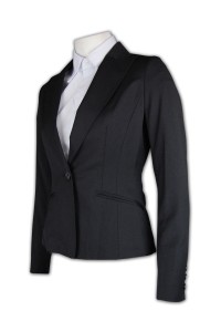 BWS046 訂做女西裝 單扣修身西裝 短款西裝外套 女西裝專門店